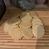 Sablés festonnés à la vanille